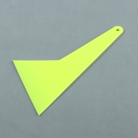 Шпатель для плёнки, 22.5&times;11.5 см, жёлтый