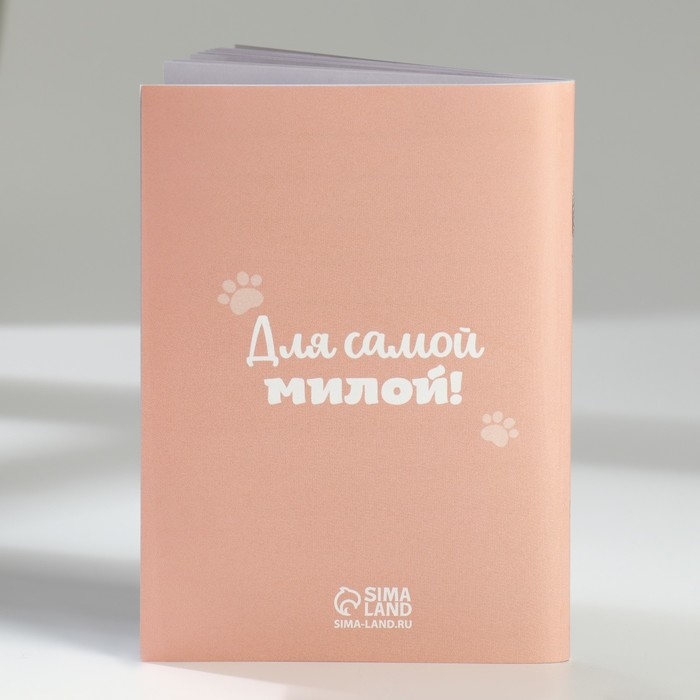 Подарочный набор блокнот-раскраска А6, трекер привычек и восковые мелки «Котенок» Подарочный набор блокнот-раскраска А6, трекер привычек и восковые мелки «Котенок»