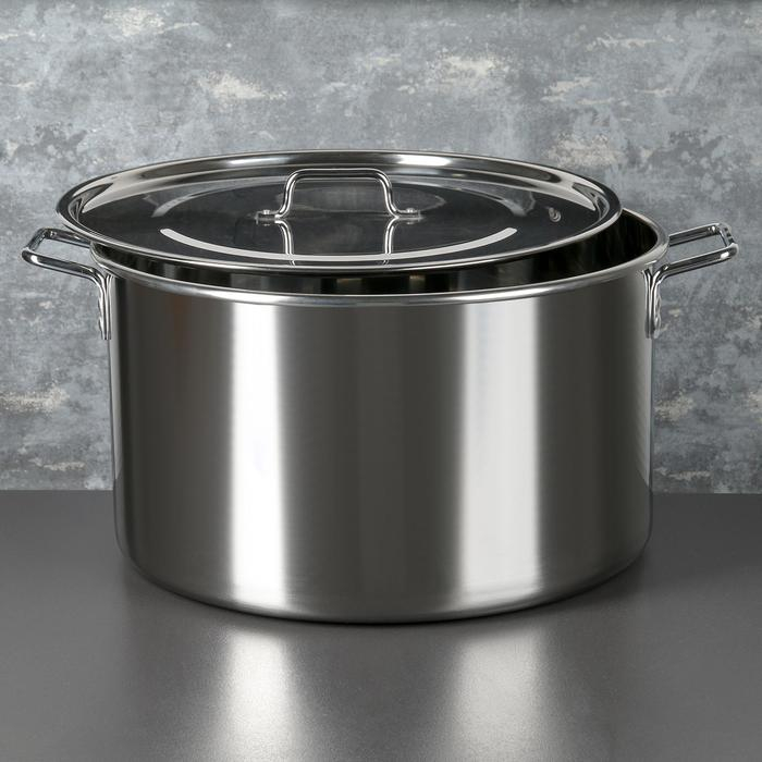 Котёл &laquo;Общепит&raquo;, 40 л, d=45, h=28 см, металлическая крышка