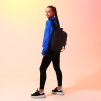 Рюкзак школьный текстильный &laquo;Утка&raquo;, 38х14х27 см, цвет чёрный