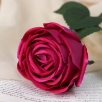 Цветы искусственные "Роза леди каскад, с шипами" 57х8 см, фиолетовый Цветы искусственные "Роза леди каскад, с шипами" 57х8 см, фиолетовый