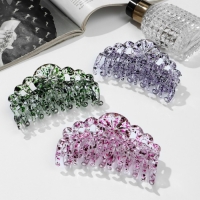 Краб для волос "Бетуль" узор, 9 см, микс Краб для волос "Бетуль" узор, 9 см, микс