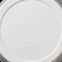 Кашпо для цветов со вставкой &laquo;Грация&raquo;, 2 л, цвет белый