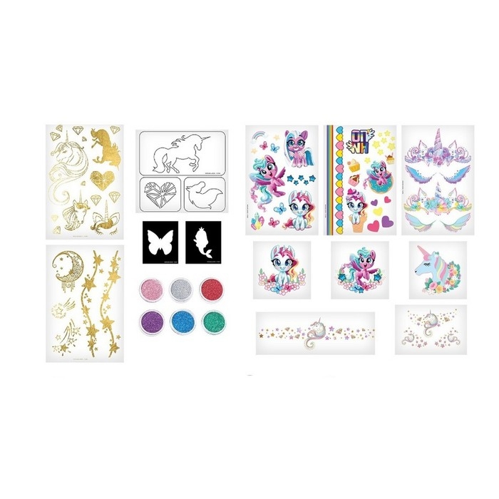 Набор тату &laquo;Единороги&raquo;, с блестками