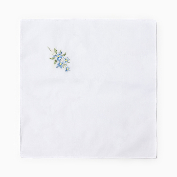 Набор женских носовых платков в коробке Etteggy PV61 28x28см 3шт, МИКС, батист 81г/м, хл100%