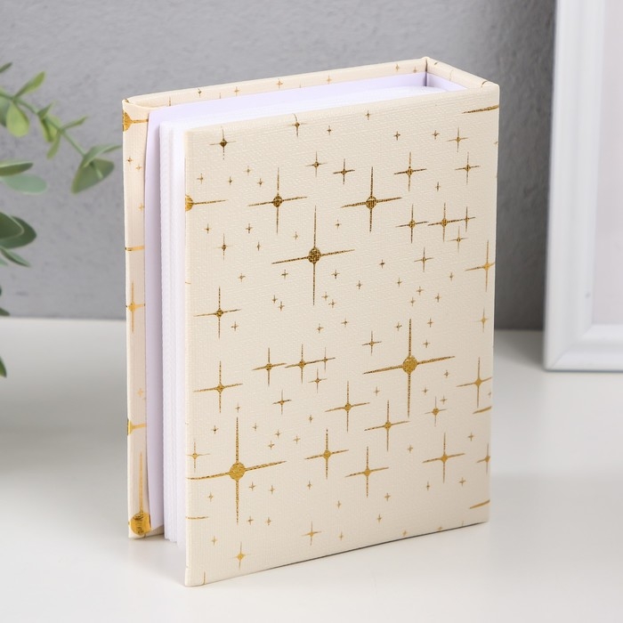 Фотоальбом на 100 фото 10х15 см "Сияние звёзд" кожзам МИКС 5х13х16,5 см