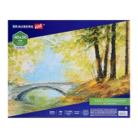 Холст на картоне 40 х 50 см, хлопок 100 %, 2 мм, акриловый грунт, среднезернистый, BRAUBERG ART CLASSIC Холст на картоне 40 х 50 см, хлопок 100 %, 2 мм, акриловый грунт, среднезернистый, BRAUBERG ART CLASSIC