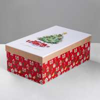 Набор коробок 10 в 1 &laquo;Уютный&raquo;, 12 х 7 х 4 ‒ 32.5 х 20 х 12.5 см, Новый год