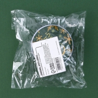 Новогодняя Свеча новогодняя в железной банке &laquo;Новый год: С Новым годом&raquo;, аромат еловые ветки, диам. 4,8 см