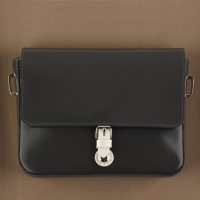 Застёжка для сумки на кнопке, 8 &times; 3 см, цвет белый