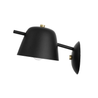 Бра "Фирс" Е27 40Вт черно-золотой 15х28х22 см Бра "Фирс" Е27 40Вт черно-золотой 15х28х22 см