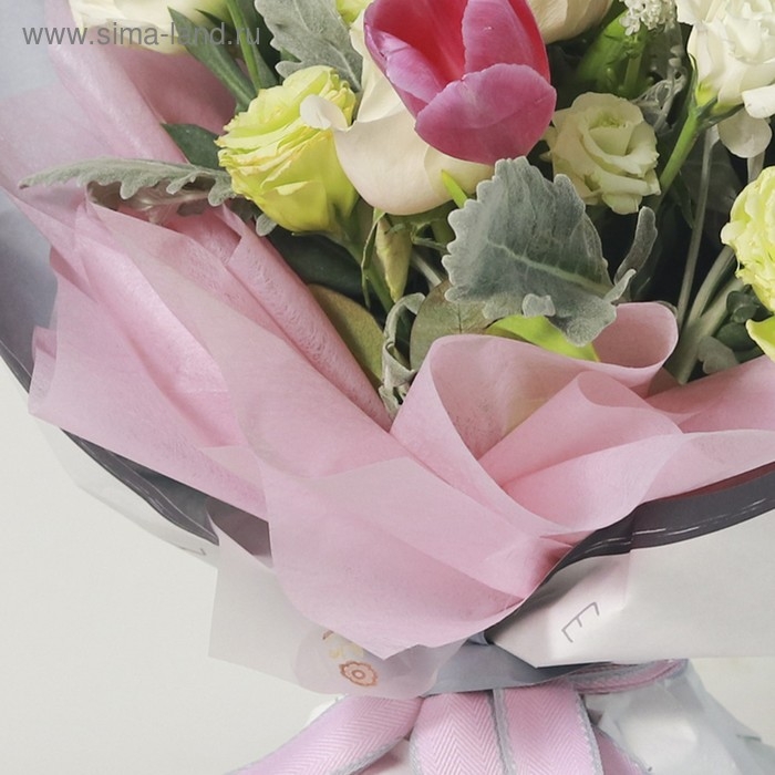 Фетр для декора и флористики, однотонный, бургундский, красный, рулон 1шт., 50 см x 15 м