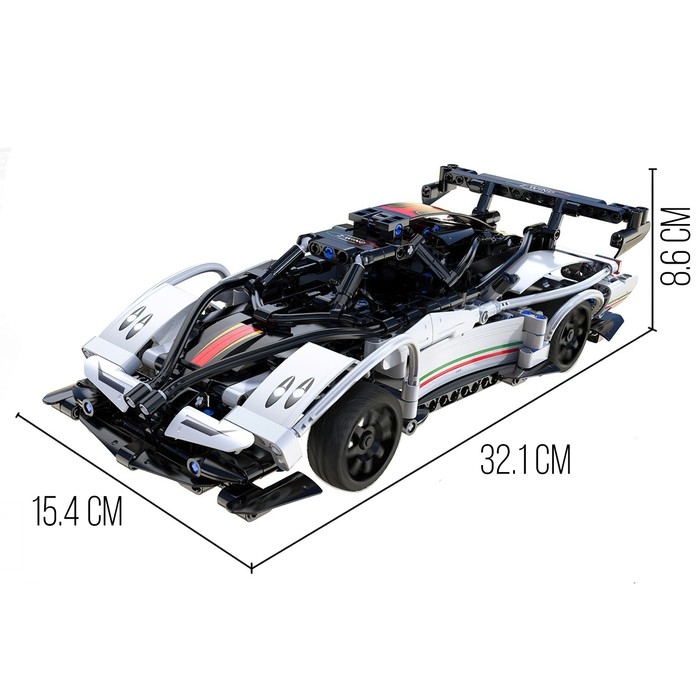 Конструктор радиоуправляемый &laquo;Спорткар&raquo;, 457 деталей, 2 варианта управления