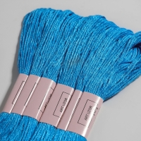 Нитки мулине &laquo;Blanc&raquo;, 8 &plusmn; 1 м, 6 шт, цвет ярко-голубой №996