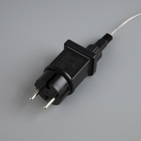 Гирлянда &laquo;Нить&raquo; 50 м роса, IP44, зелёная нить, 500 LED, свечение мульти, 8 режимов, 31 В