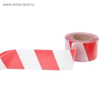 Лента оградительная 250 м, красно-белая, ширина 7,5 см, толщина 35 мкм Лента оградительная 250 м, красно-белая, ширина 7,5 см, толщина 35 мкм