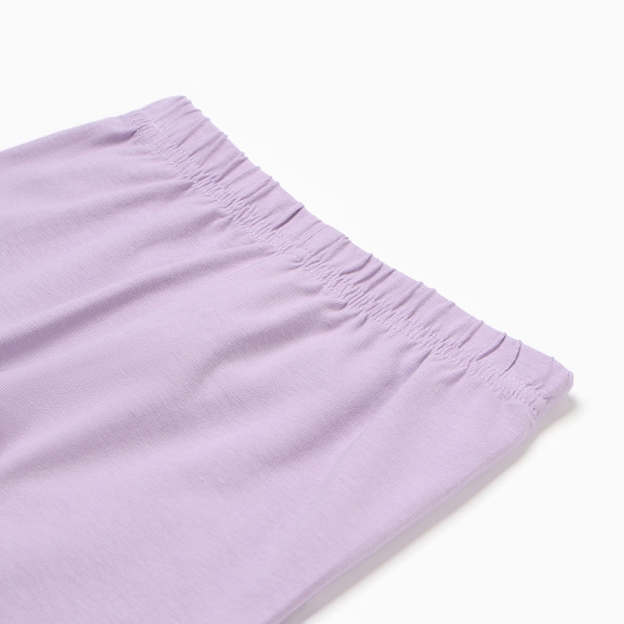 Пижама для девочки (футболка/шорты), цвет сиреневый, рост 104 см Пижама для девочки (футболка/шорты), цвет сиреневый, рост 104 см