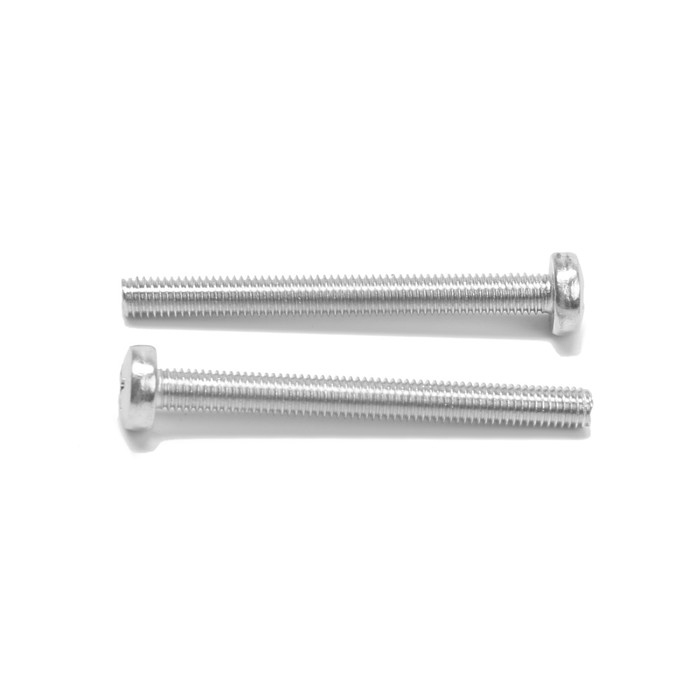 Винт ЛОМ, оцинкованный, DIN 7985, класс прочности 4.8, М5х50 мм, 400 шт