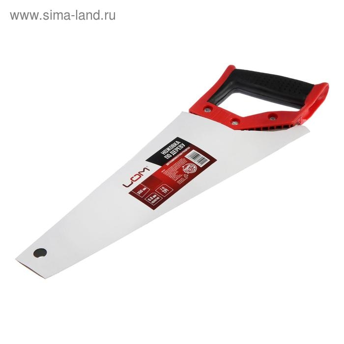 Ножовка по дереву ЛОМ, обрезиненная рукоятка, 7-8 TPI, 350 мм Ножовка по дереву ЛОМ, обрезиненная рукоятка, 7-8 TPI, 350 мм