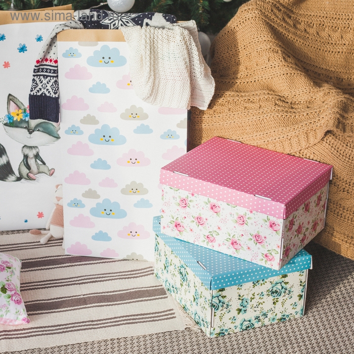 Коробка подарочная складная, упаковка, «Воспоминания о чудесном», 31 х 25.5 х 16 см Коробка подарочная складная, упаковка, «Воспоминания о чудесном», 31 х 25.5 х 16 см