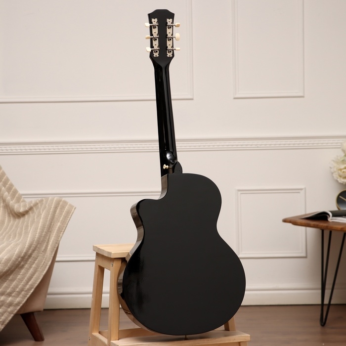 Набор гитариста Music Life ML-50A BK:  гитара, чехол, струны, ремень, каподастр, медиаторы