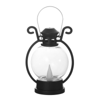 Ночник "Свечка в фонаре" 3хLR1130 черный 8х8х12 см RISALUX Ночник "Свечка в фонаре" 3хLR1130 черный 8х8х12 см RISALUX