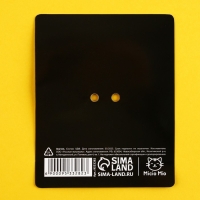 Значок деревянный &laquo;Утка с ножом&raquo;, серия мемы , 2,6 х 3,1 см