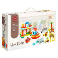Конструктор &laquo;Зоопарк&raquo;, 77 деталей