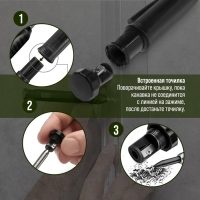 Карандаш механический ТУНДРА, с набором грифелей, 6 штук, разноцветные Карандаш механический ТУНДРА, с набором грифелей, 6 штук, разноцветные