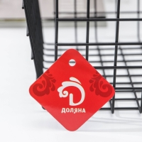 Корзина для хранения Доляна &laquo;Эрин&raquo;, 36&times;27&times;14 см, цвет чёрный