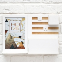 Ключница настенная &laquo;Home&raquo;, горы, 42 &times; 28.7 &times; 8 см.