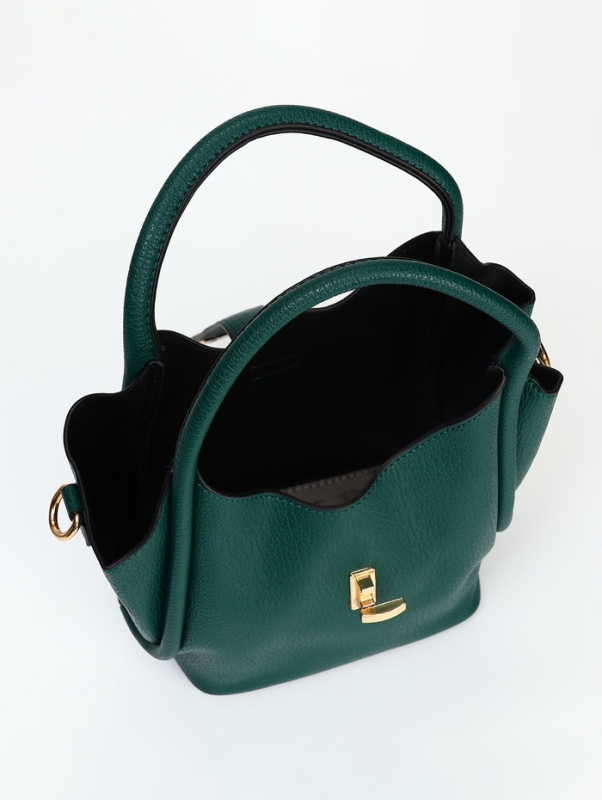 Сумка женская тоут на молнии, цвет тёмно-зелёный