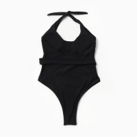 Купальник женский слитный MINAKU, цвет чёрный, размер 44