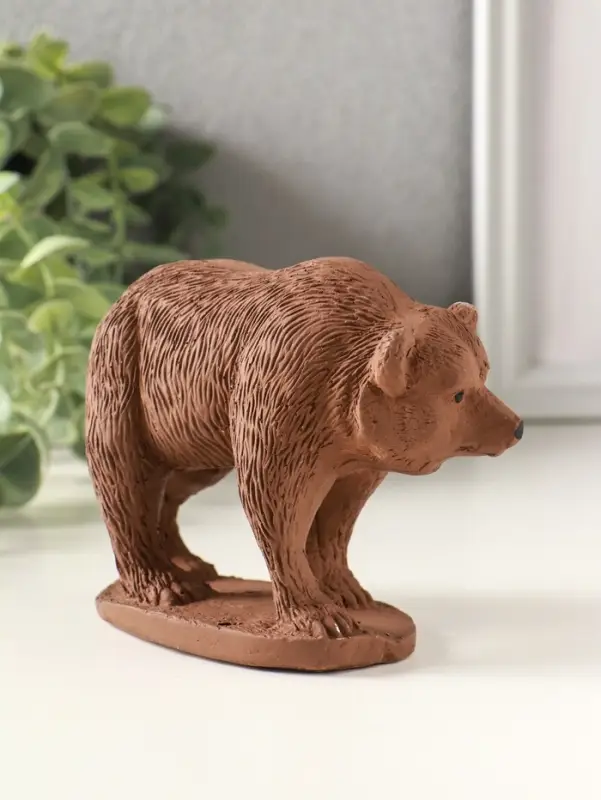 Фигурка гипс &laquo;Медведь идет&raquo;, 9&times;12&times;6 см