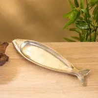 Блюдо сервирочное "Рыбка" алюминий 32х9х1,5 см