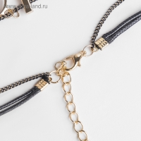 Кулон &laquo;Эксклюзив&raquo;, кольцо, цвет белый в золоте, 42 см