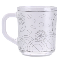 Кружка 230 мл, в наборе с красками и кисточкой &laquo;Чебурашка&raquo;, стекло