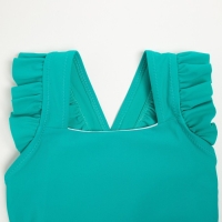 Купальник слитный детский MINAKU цвет зелёный, рост 140-146