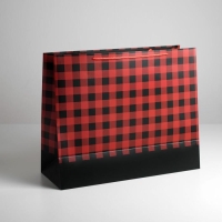 Пакет подарочный ламинированный, упаковка, &laquo;Man rules&raquo;, XL 49 х 40 х 19 см