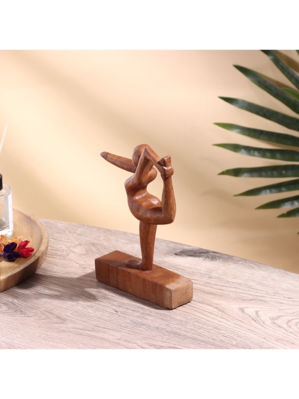 Сувенир "Гимнастка" дерево суар, 14х5х20 см