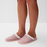 Тапочки женские, размер 36-37, красный