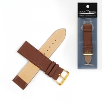 Ремешок для часов кожаный "Соломон", 22 мм, l-20 см, коричневый с тиснением Ремешок для часов кожаный "Соломон", 22 мм, l-20 см, коричневый с тиснением