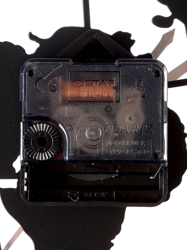 Часы настенные интерьерные &laquo;Глобус&raquo;, плавный ход, d-40 см