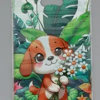 Пакет подарочный, с zip-lock застежкой, "Букет ромашек", 15х23 &plusmn; 1см