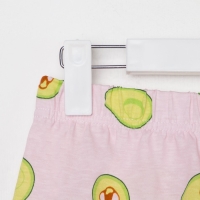 Пижама женская (футболка и шорты) KAFTAN Avocado р. 44-46, белый Пижама женская (футболка и шорты) KAFTAN Avocado р. 44-46, белый