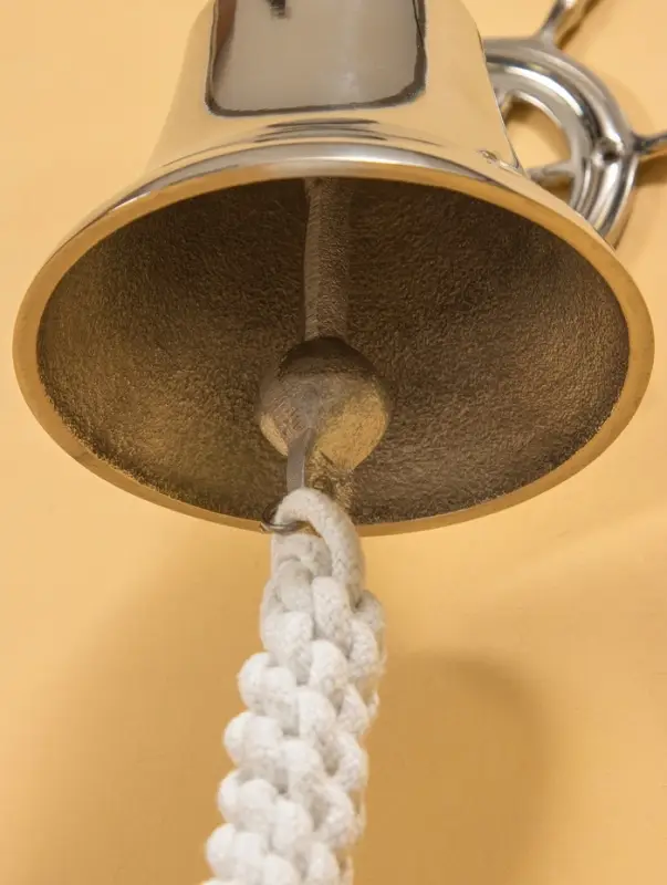 Рында со штурвалом, 13&times;18&times;14 см, алюминий