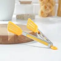 Щипцы кулинарные Доляна &laquo;Лопатка&raquo;, 25&times;5 см, цвет жёлтый