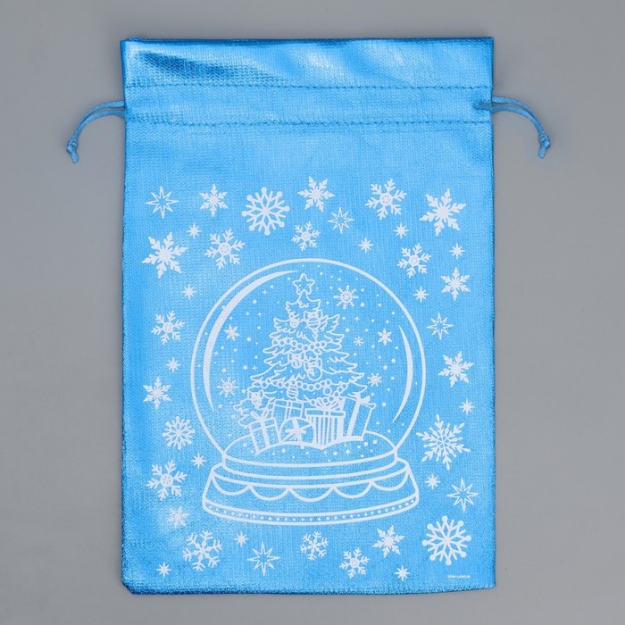 Мешочек подарочный парча &laquo;Новогоднее желание&raquo;, 20 х 30 см +/- 1.5 см, Новый год
