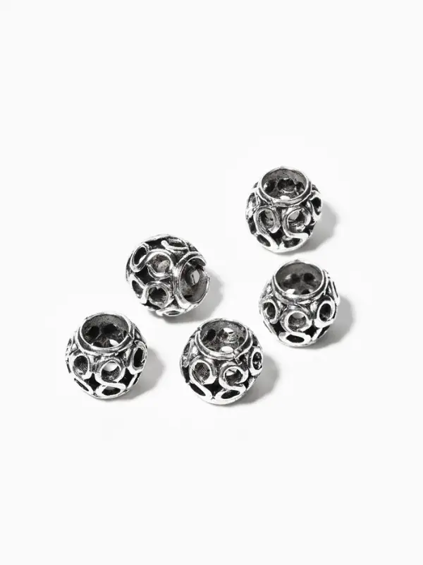 Шарм разделитель для бусин &laquo;Бесконечность&raquo;, цвет серебро