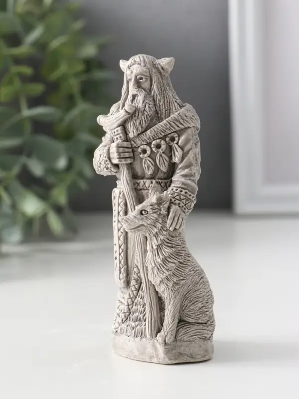 Фигура славянский бог &laquo;Велес&raquo;, 11&times;5&times;4 см, серая